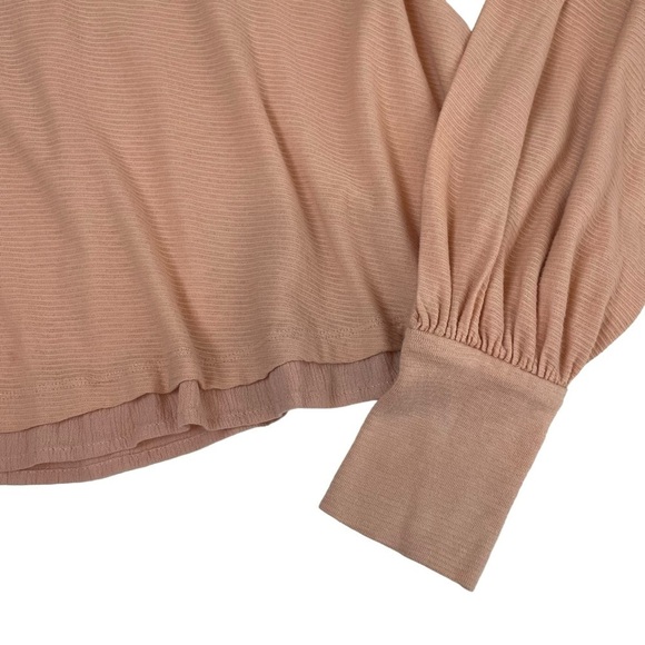 Free People Billie Lawy Pink Balloon Dolmam Sleeve Top - Picture 9 of 15